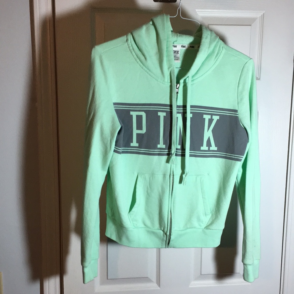 Victoria’s Secret hoodie.